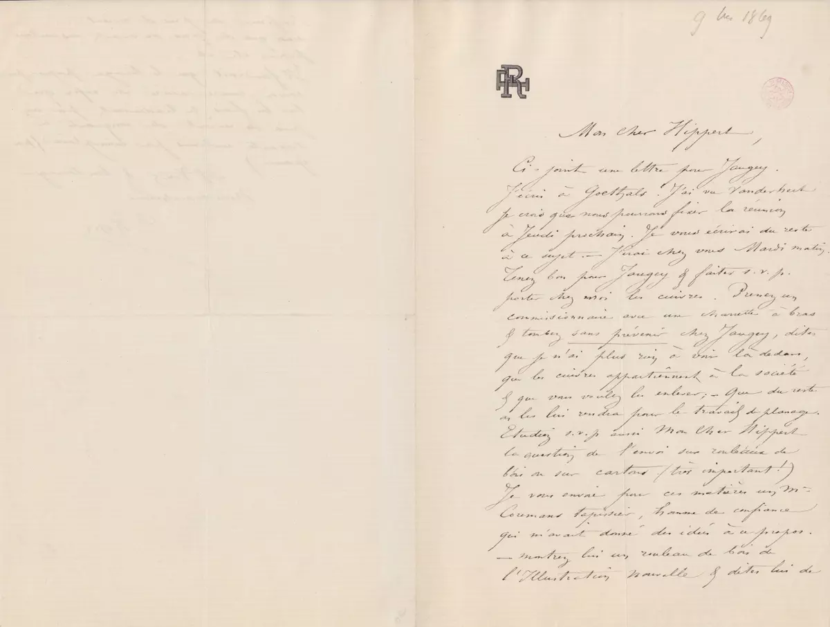 Illustration de la lettre