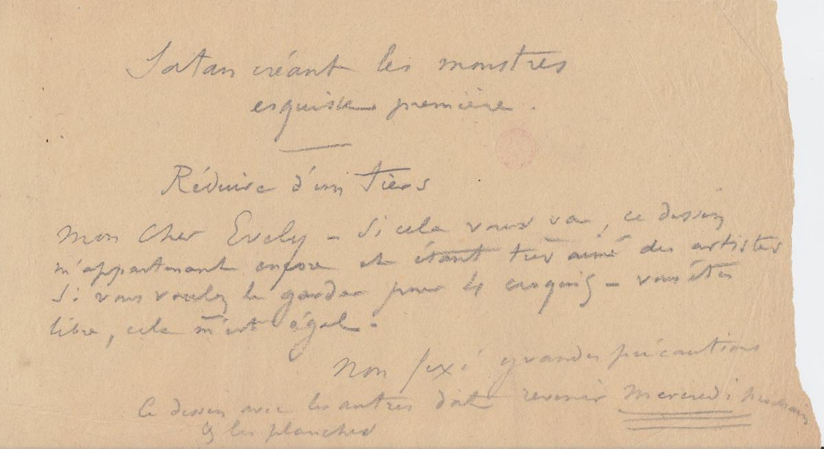 Illustration de la lettre
