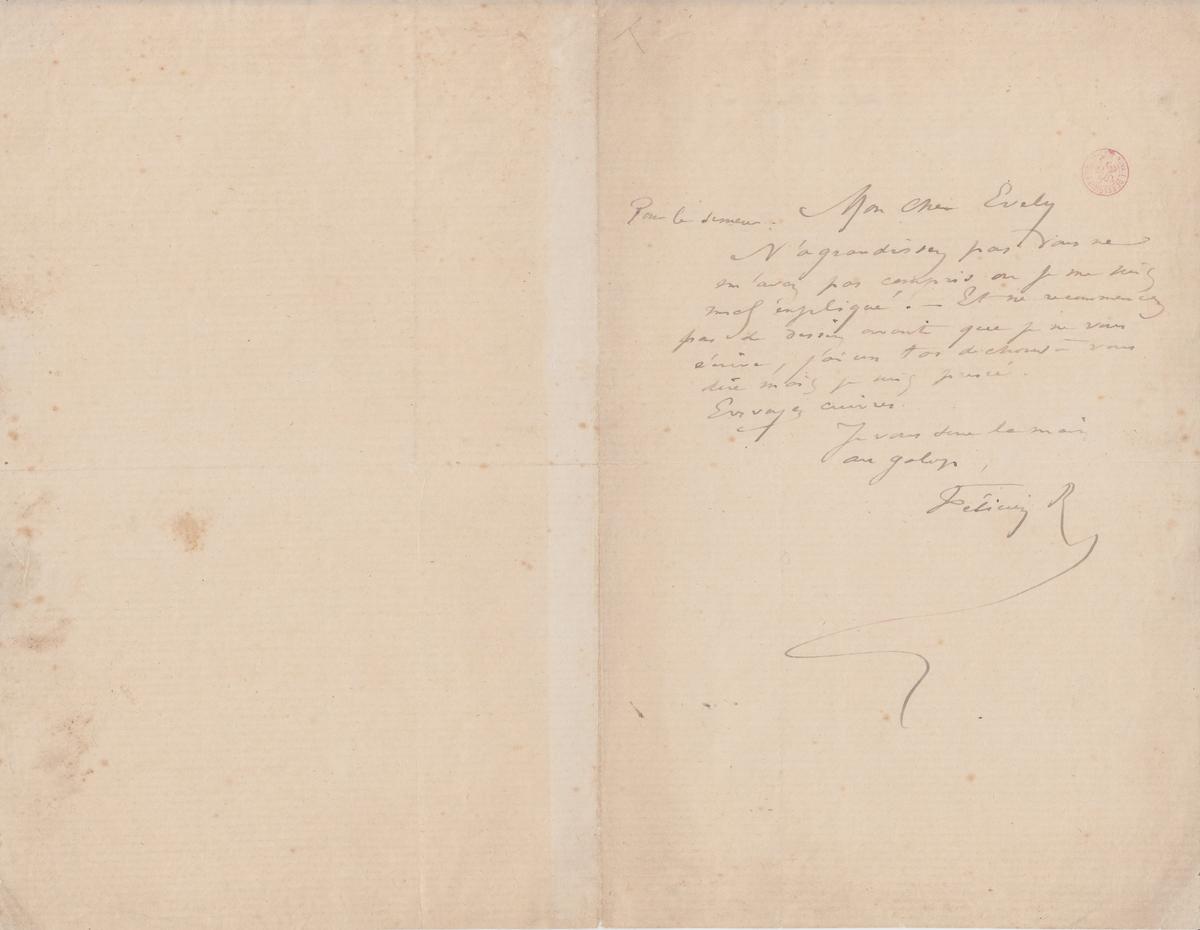 Illustration de la lettre
