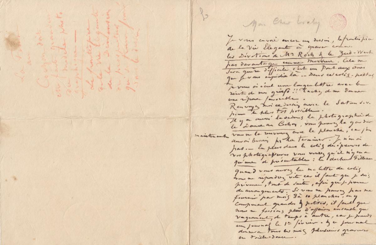 Illustration de la lettre