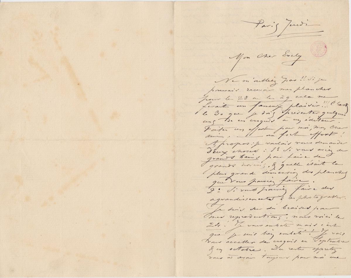 Illustration de la lettre