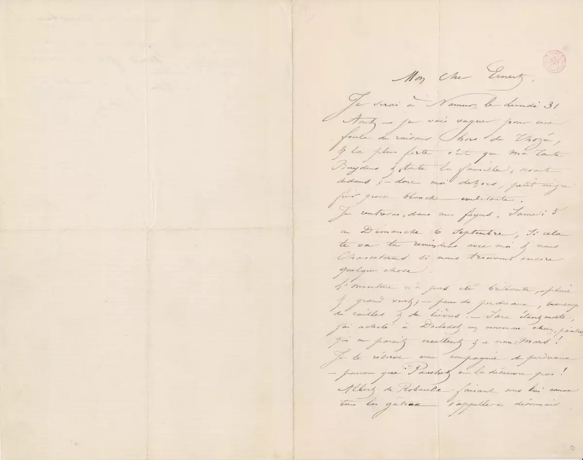 Illustration de la lettre