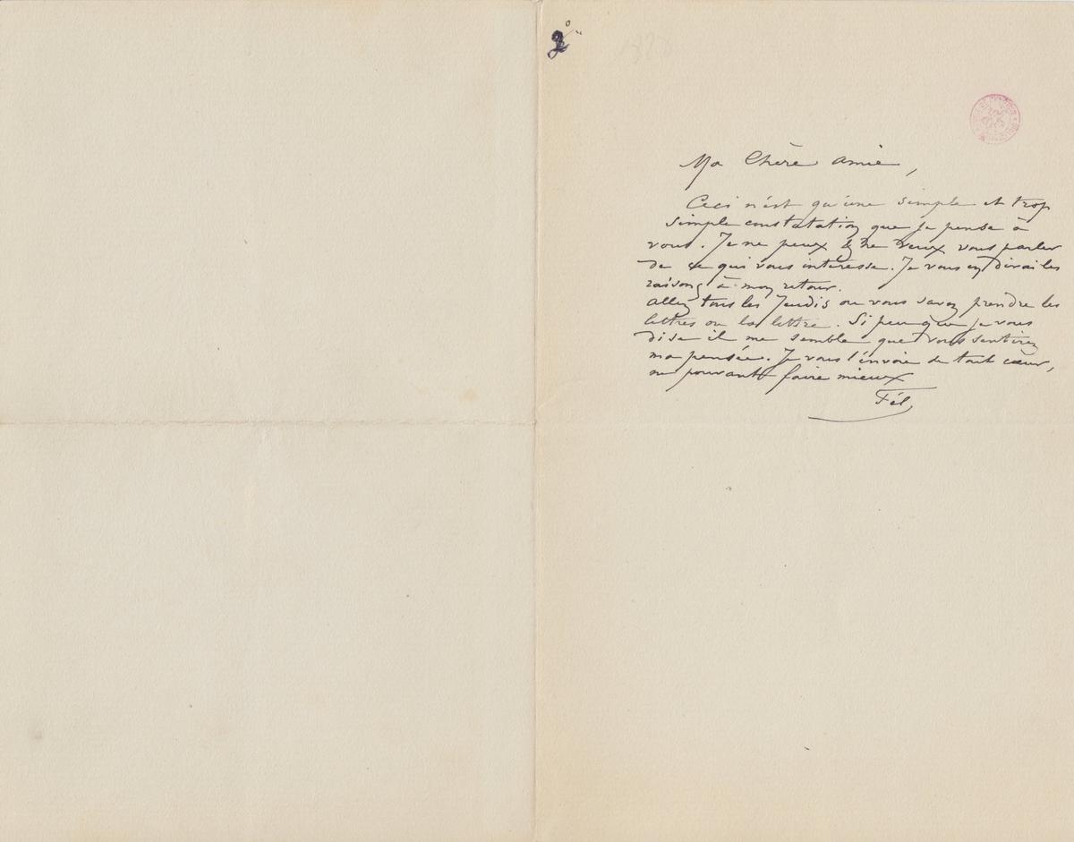Illustration de la lettre