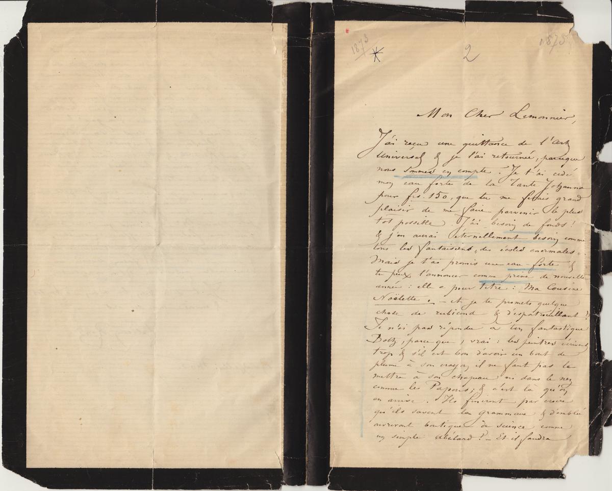 Illustration de la lettre