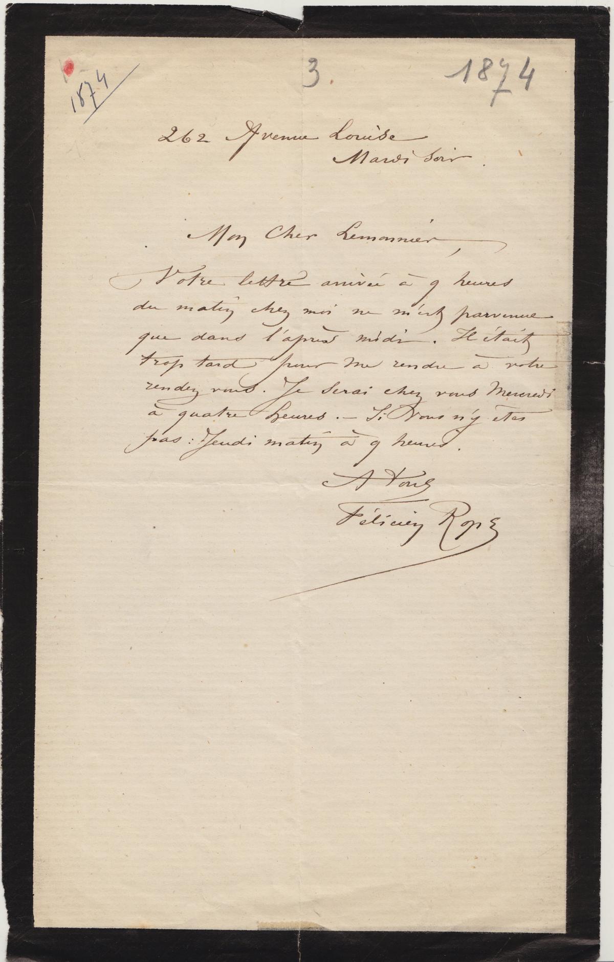 Illustration de la lettre