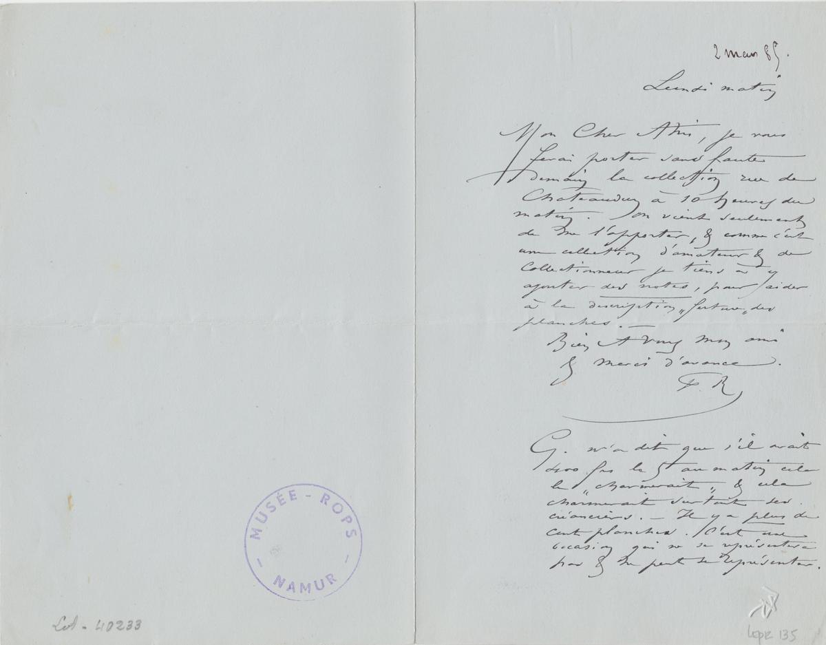 Illustration de la lettre