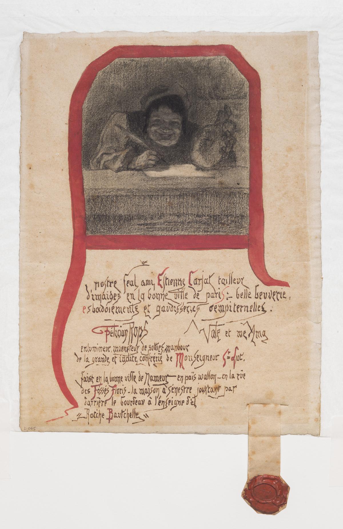 Illustration de la lettre