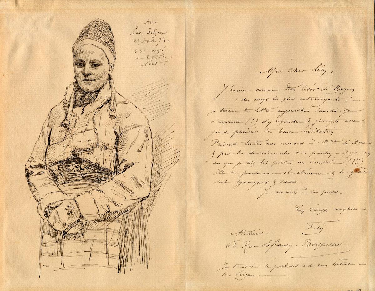 Illustration de la lettre