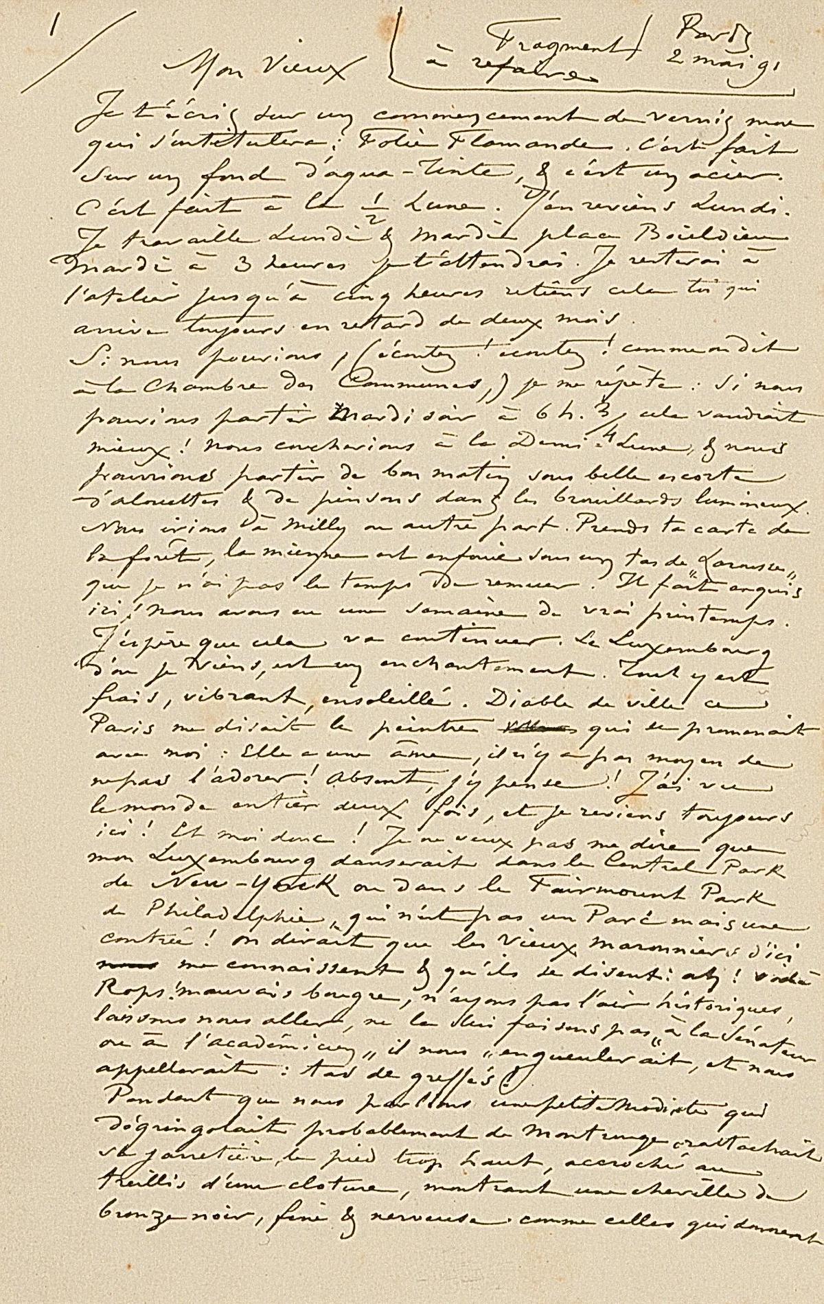 Illustration de la lettre