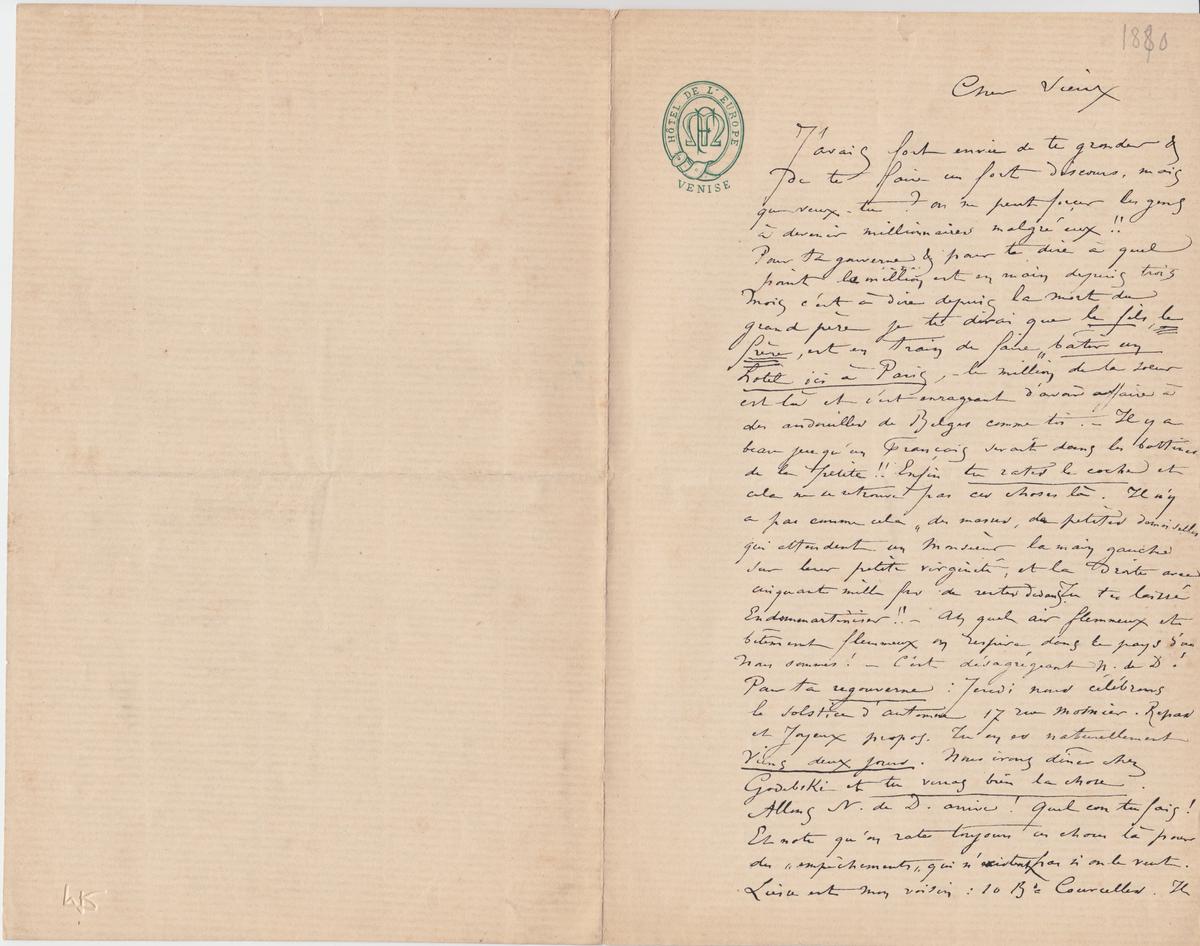 Illustration de la lettre