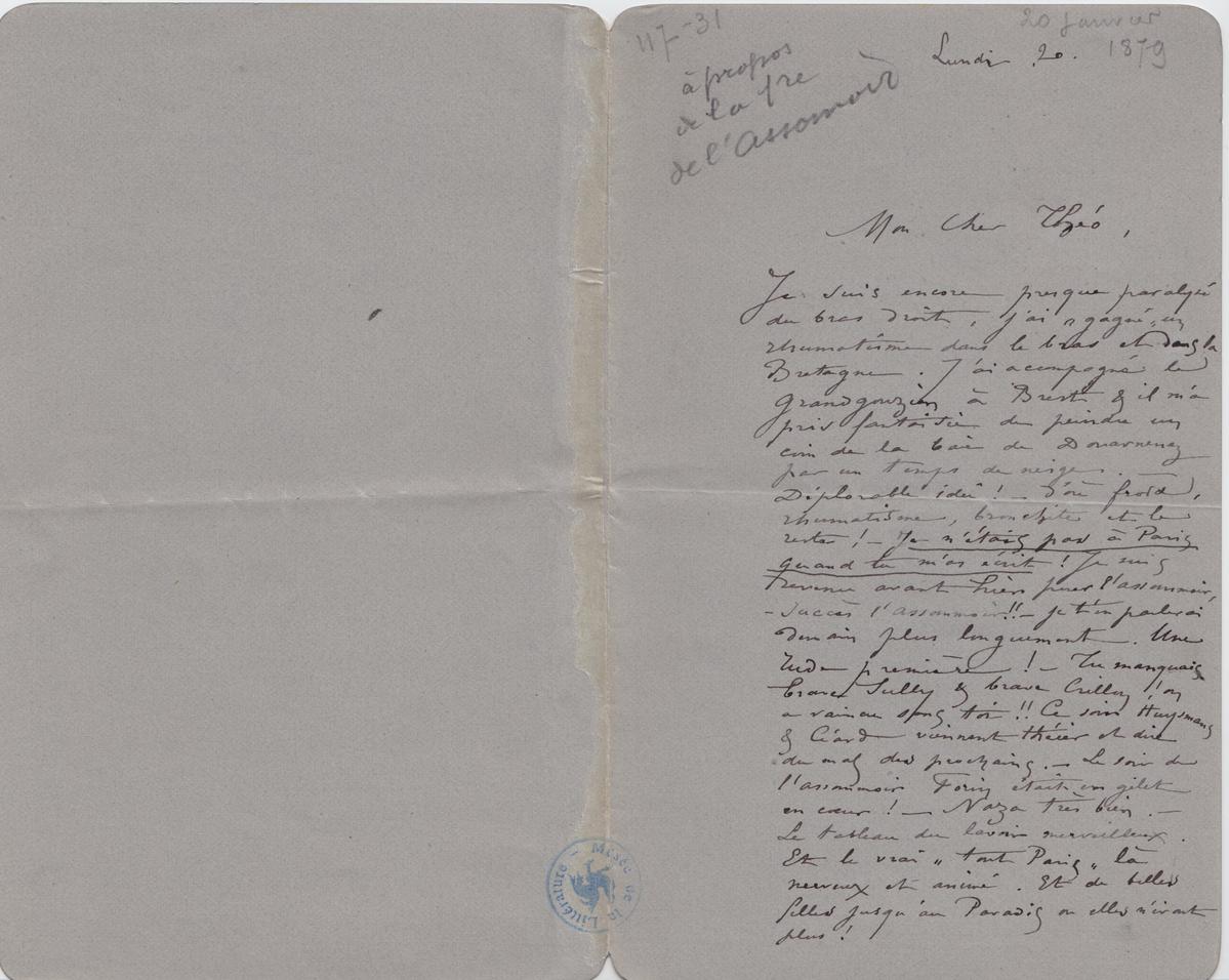 Illustration de la lettre