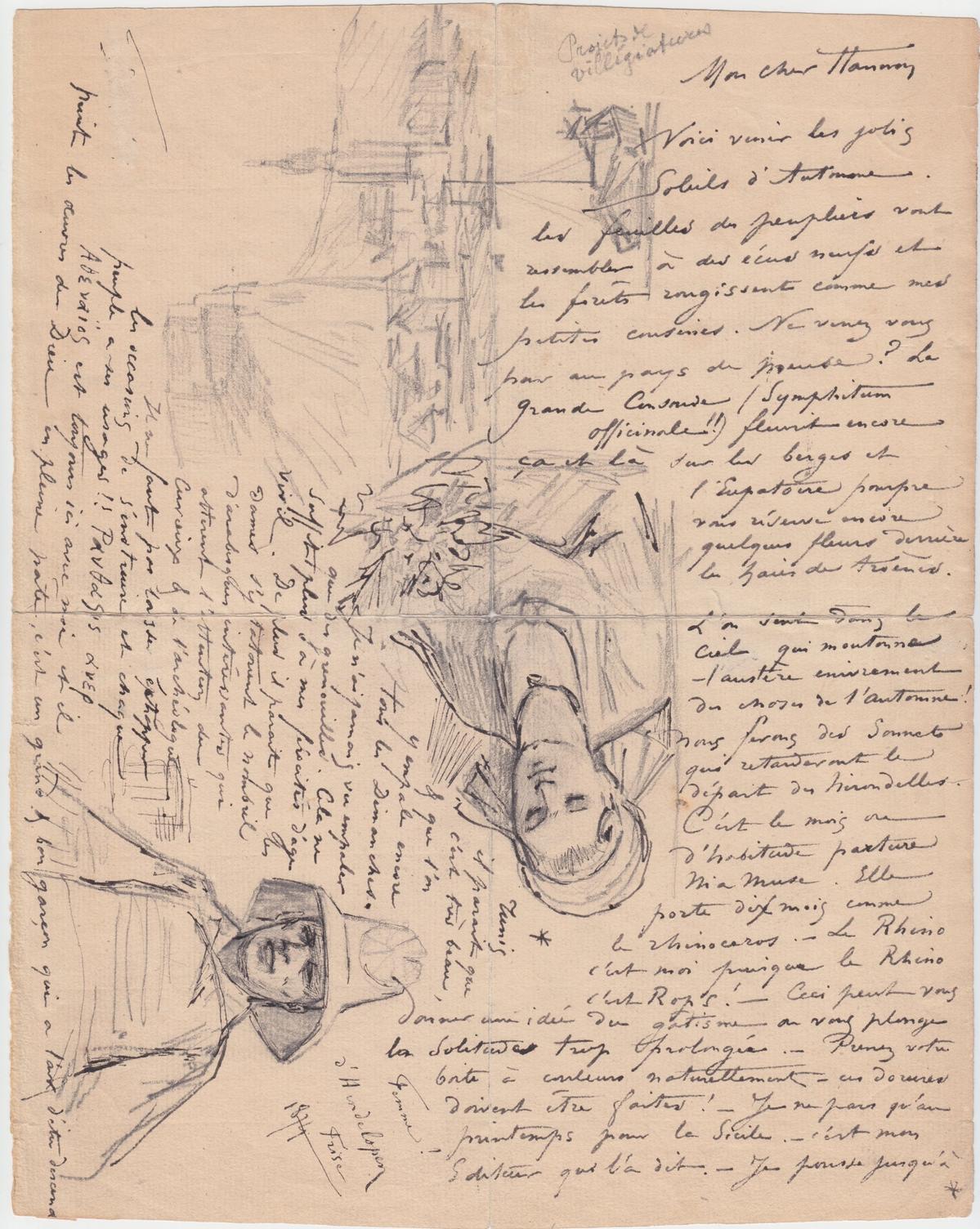 Illustration de la lettre