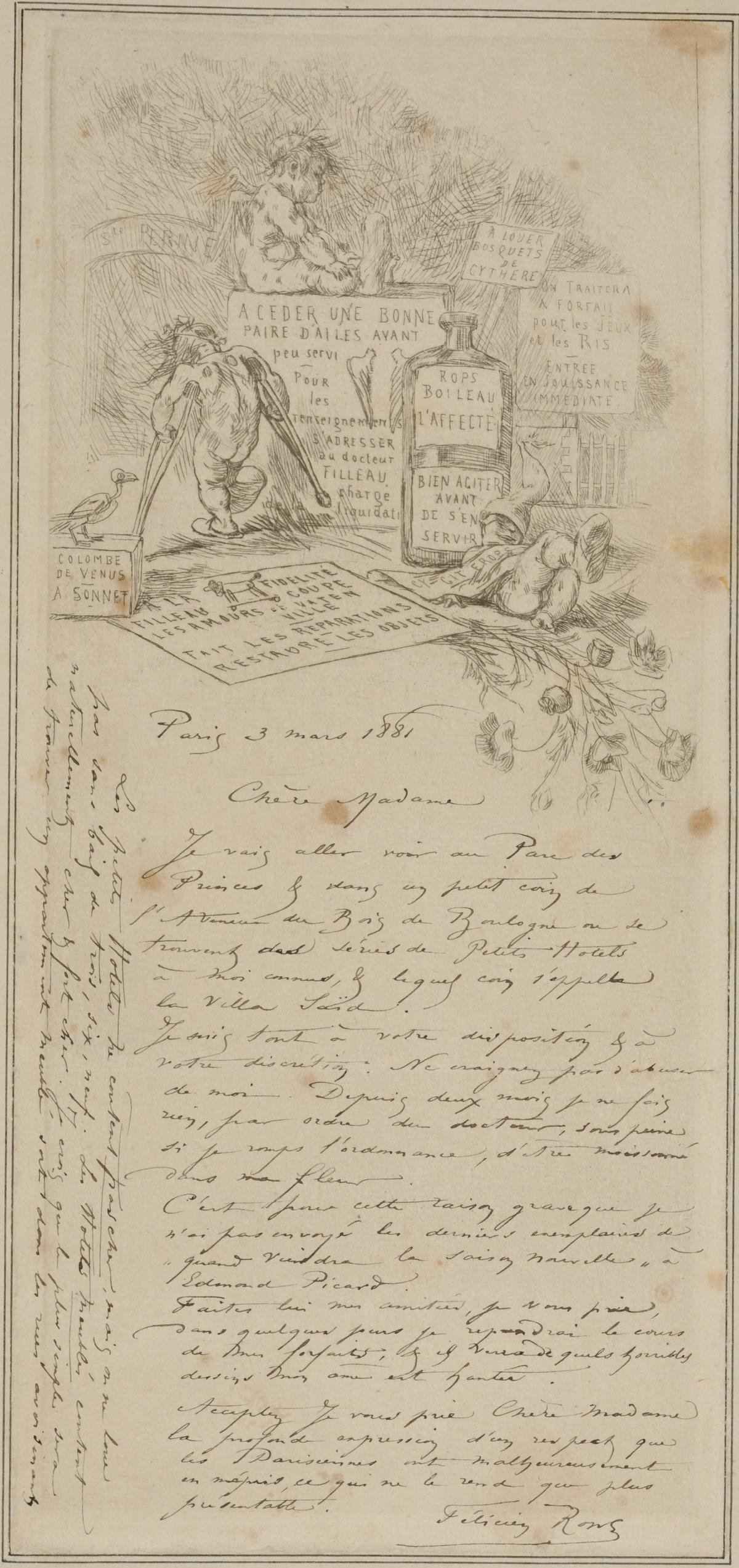 Illustration de la lettre