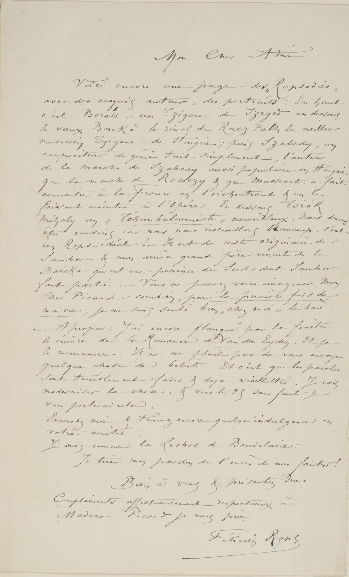 Illustration de la lettre