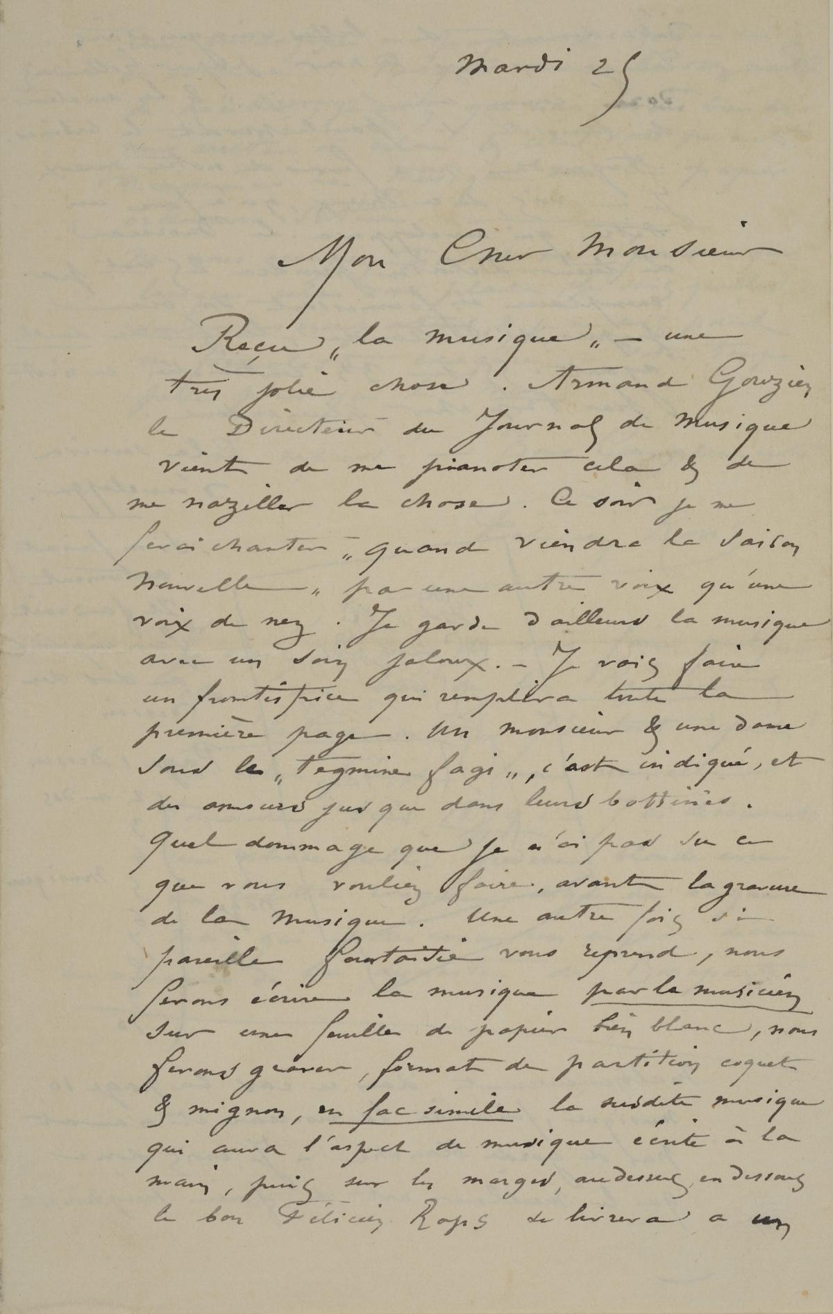 Illustration de la lettre