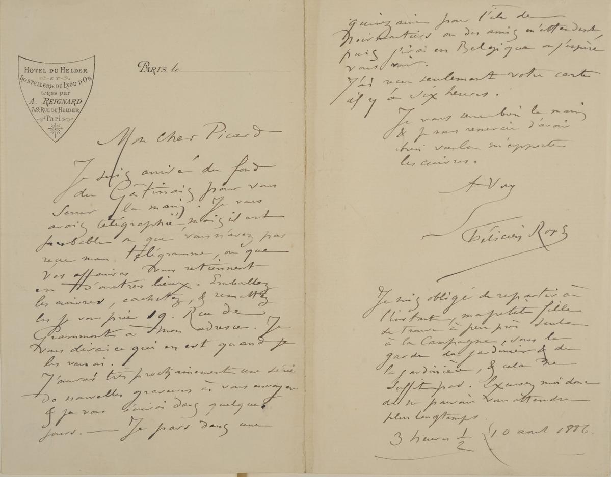 Illustration de la lettre