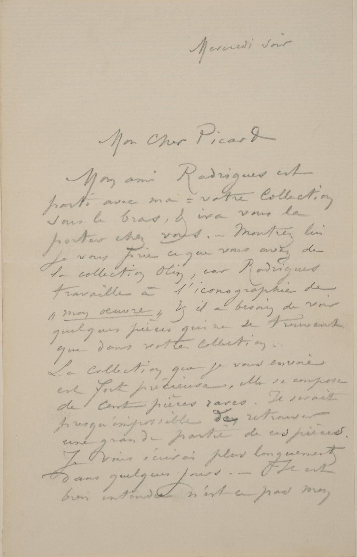 Illustration de la lettre