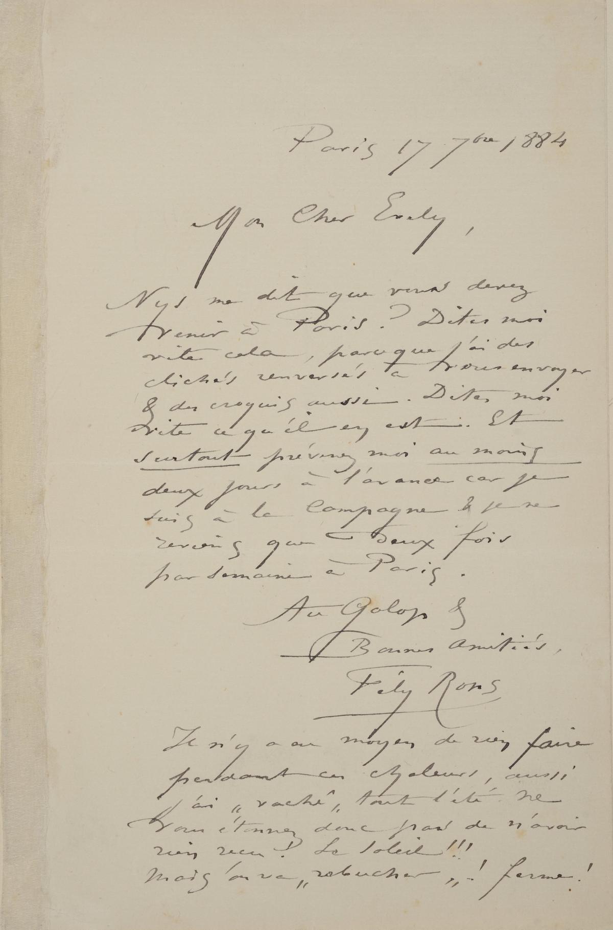 Illustration de la lettre