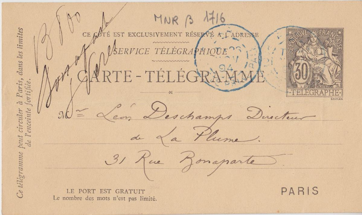 Illustration de la lettre