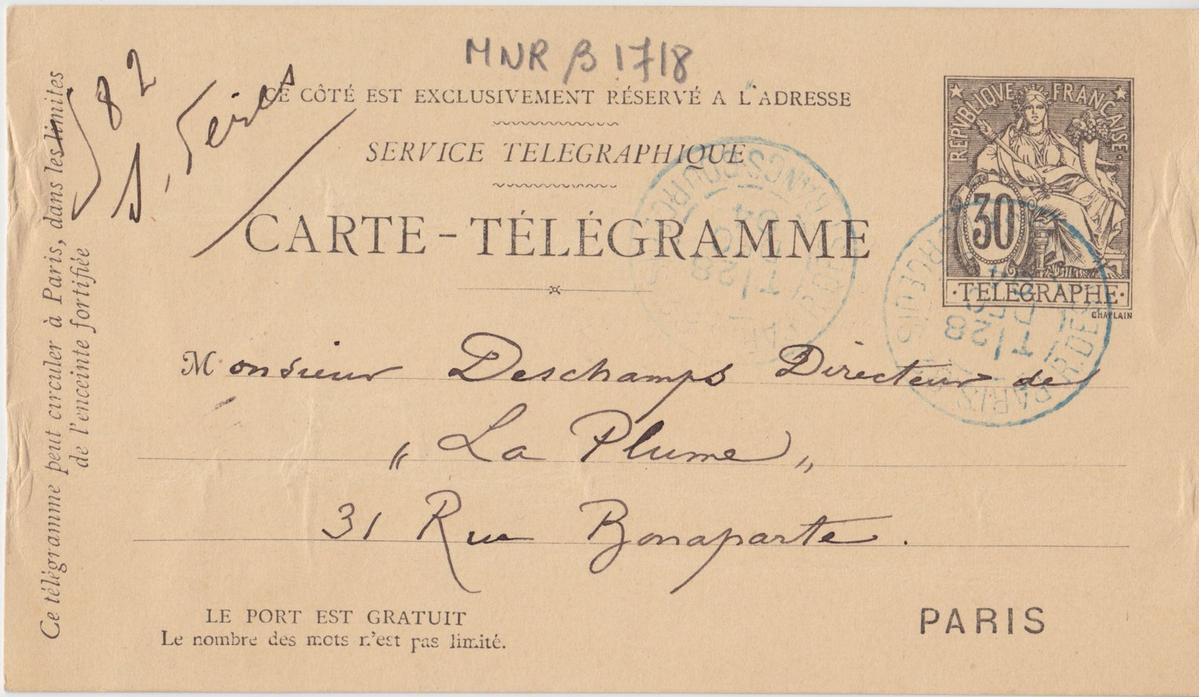 Illustration de la lettre