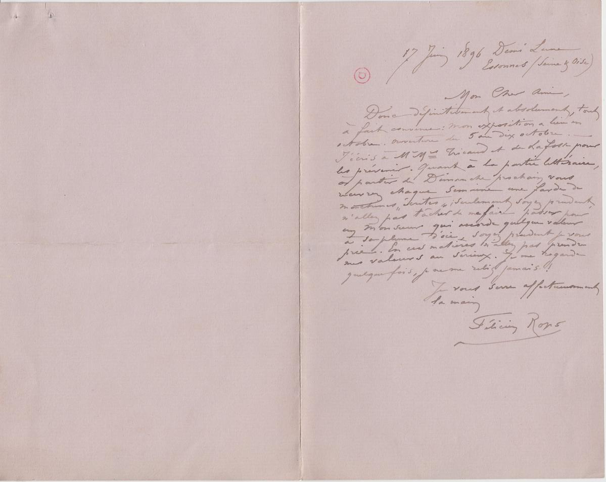Illustration de la lettre