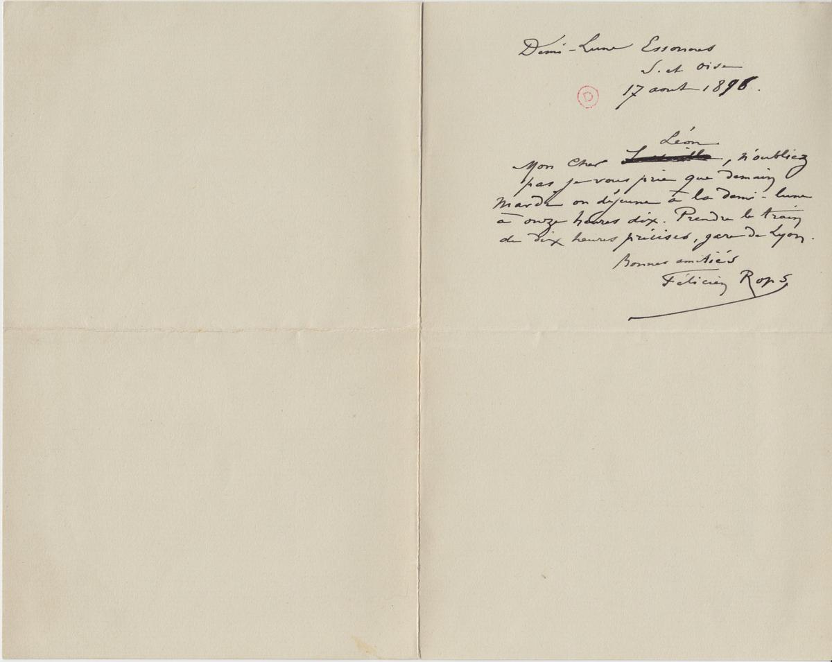 Illustration de la lettre