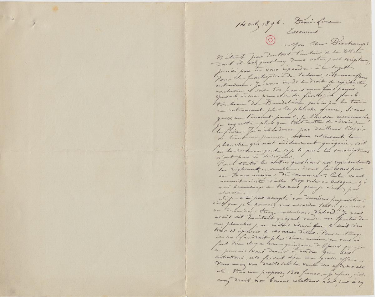 Illustration de la lettre