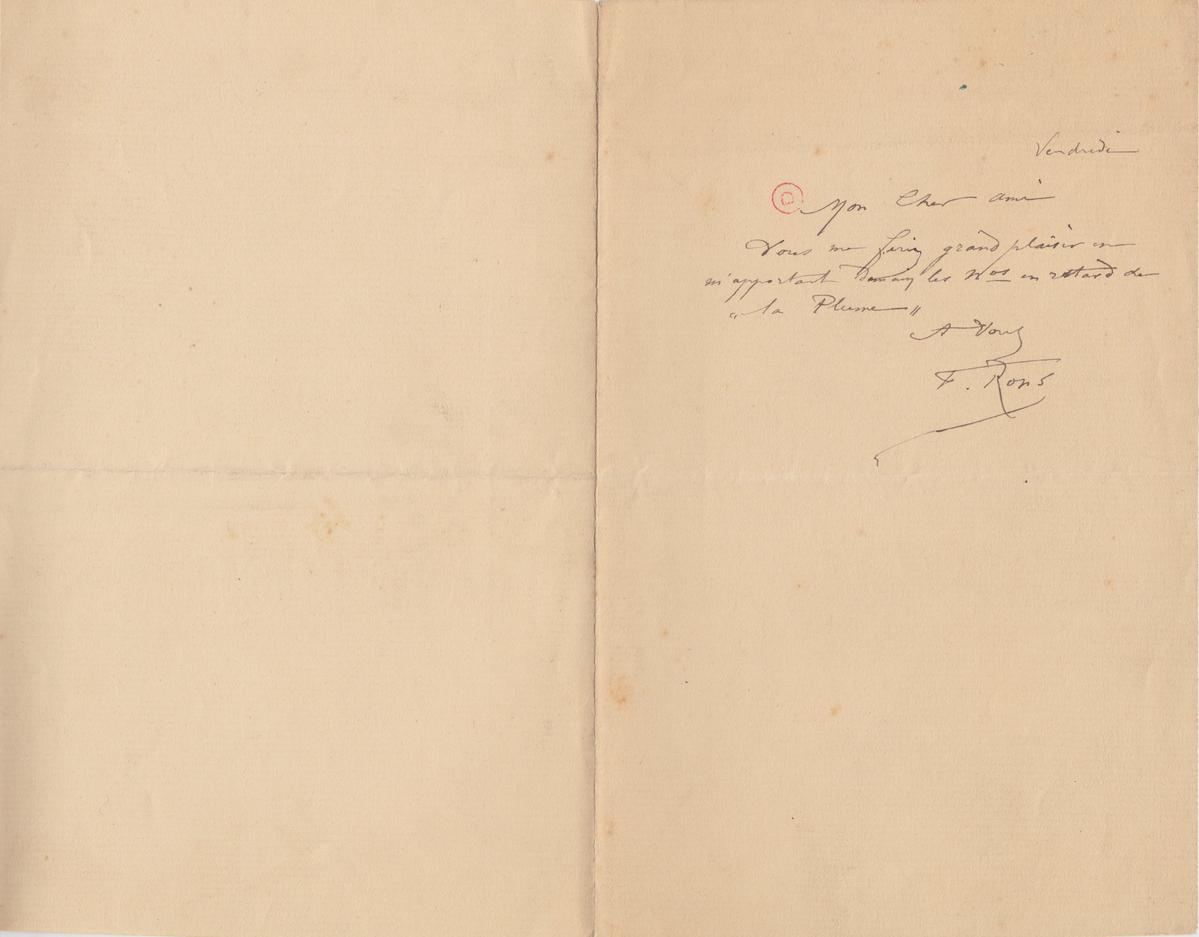 Illustration de la lettre