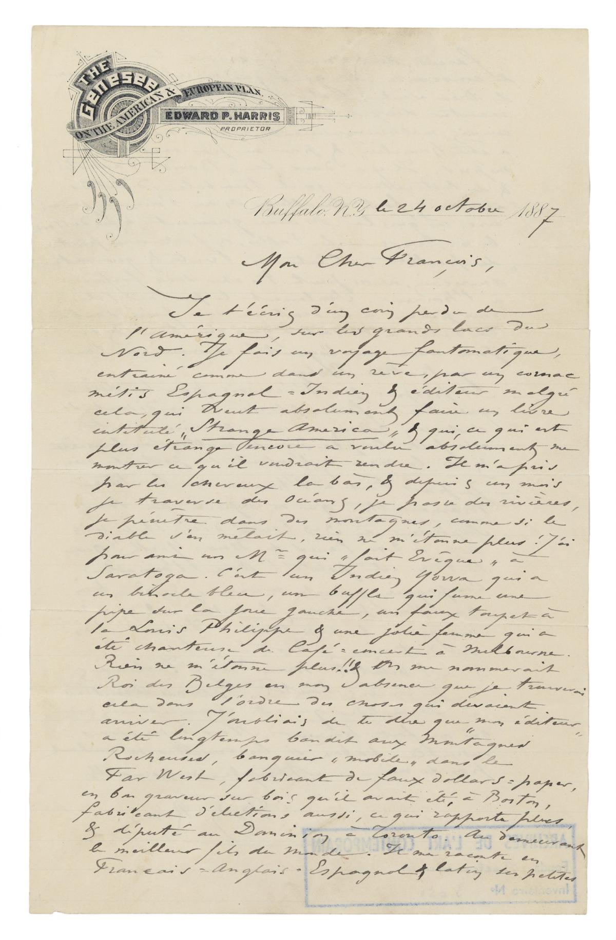 Illustration de la lettre