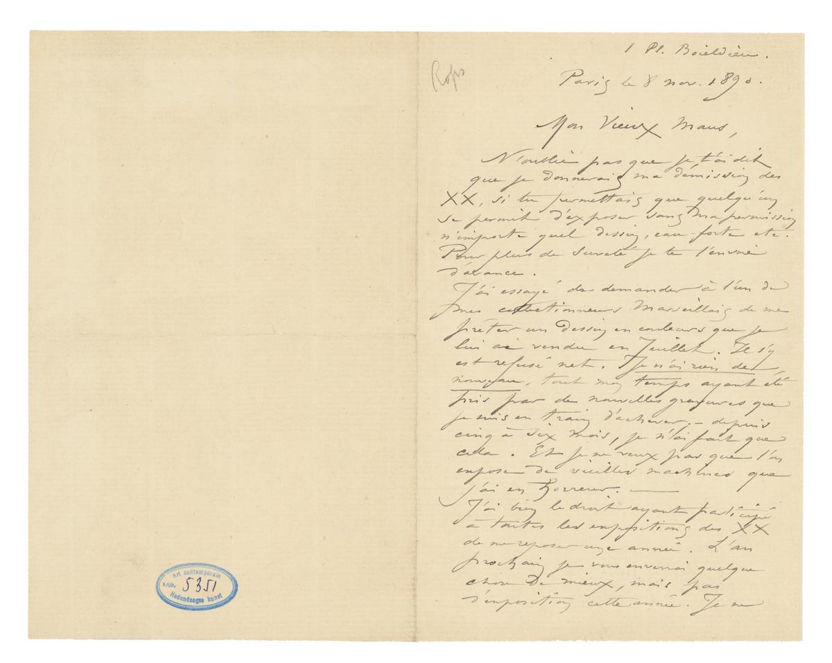 Illustration de la lettre