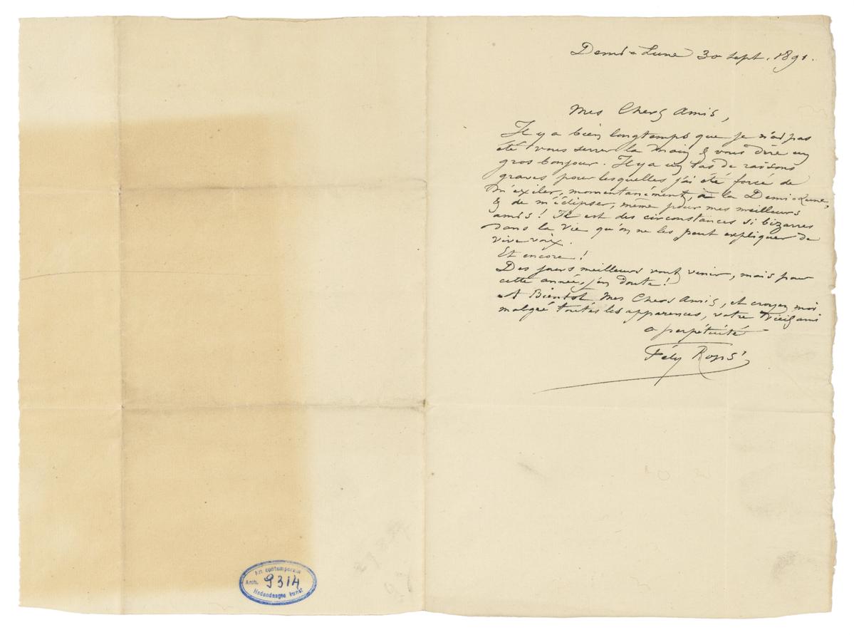Illustration de la lettre