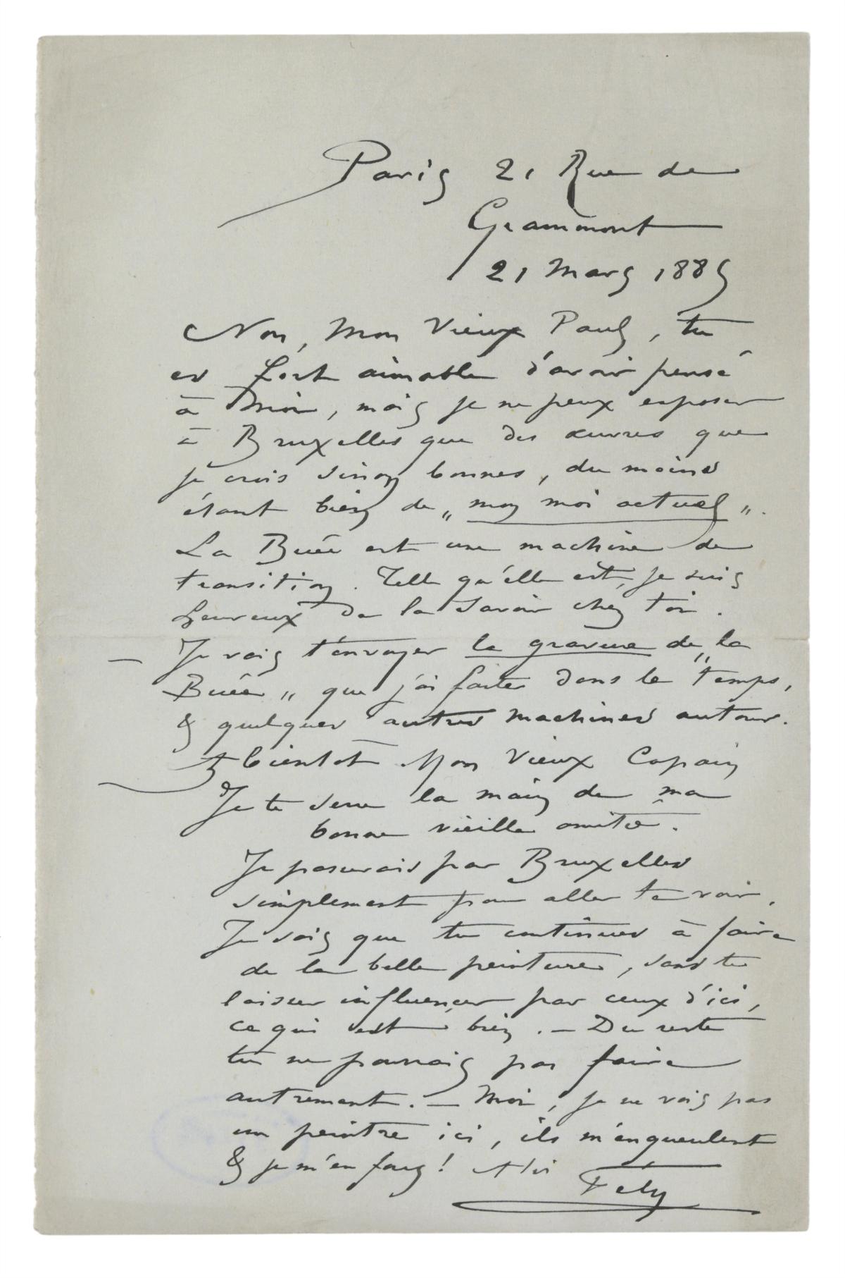 Illustration de la lettre