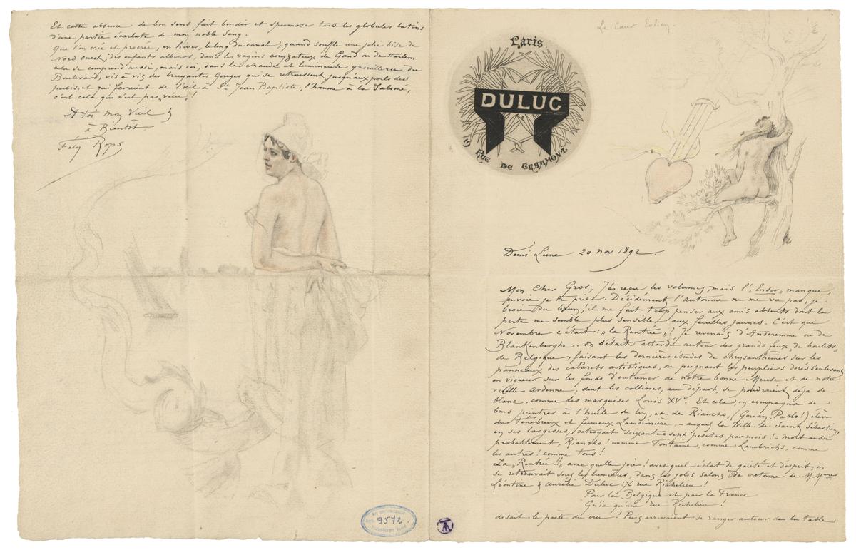 Illustration de la lettre