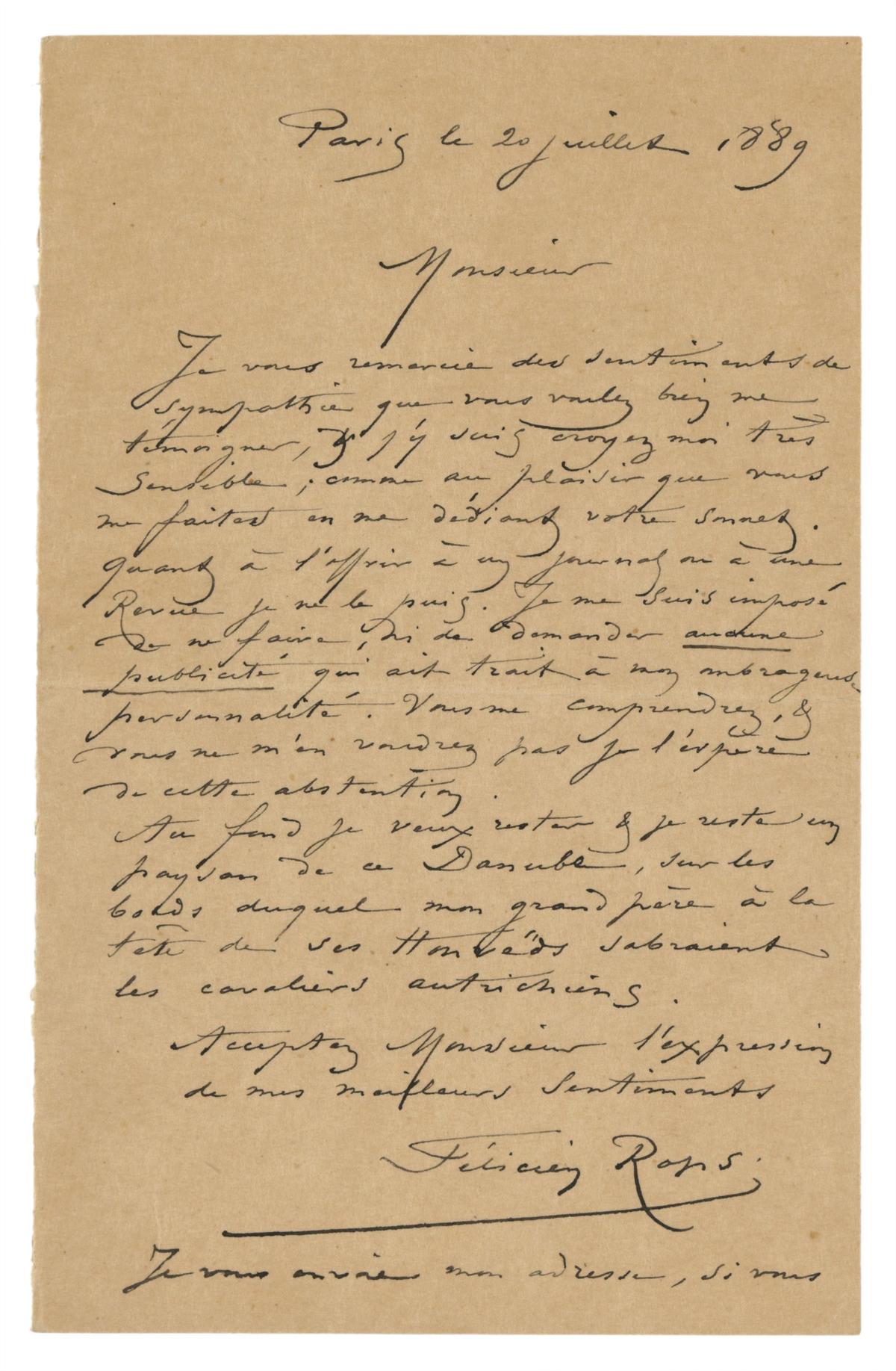 Illustration de la lettre