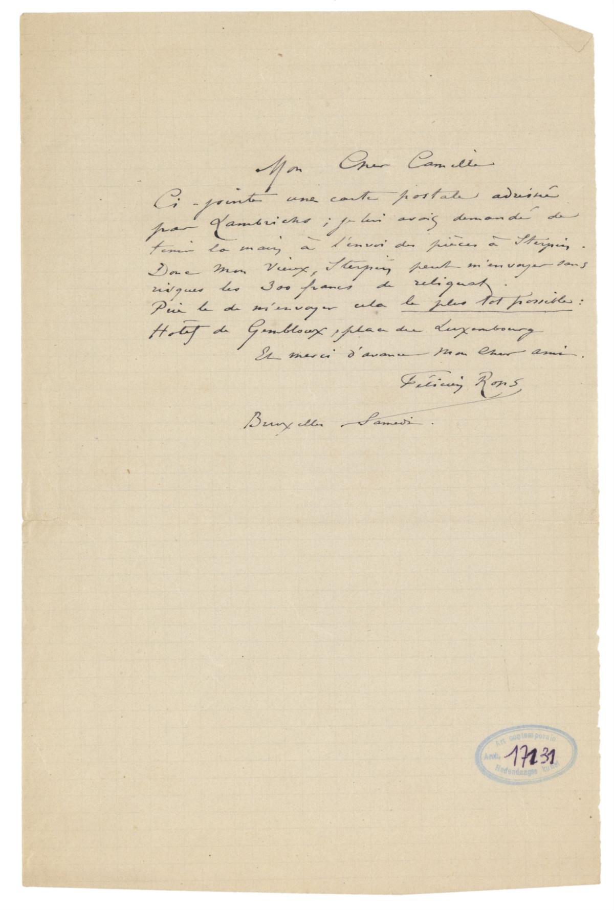 Illustration de la lettre