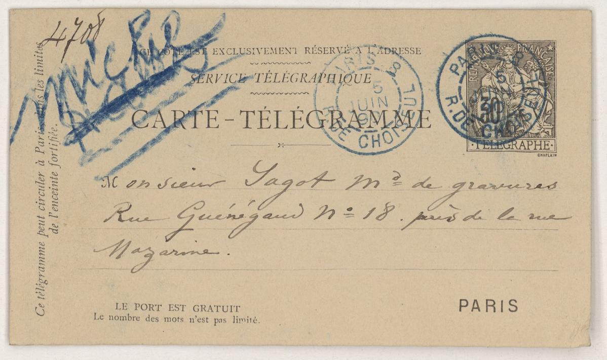 Illustration de la lettre