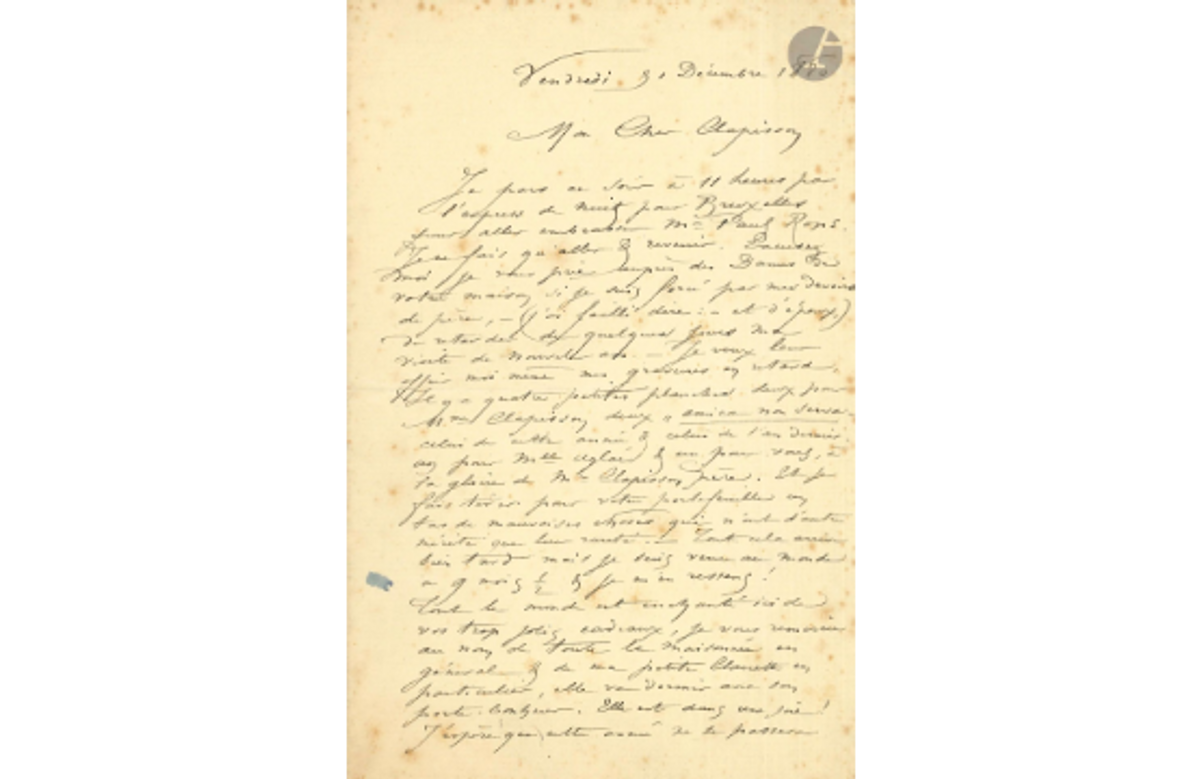 Illustration de la lettre
