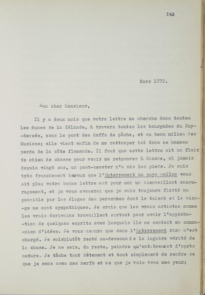 Copie non autographe réalisée par Lefebvre - Kunel de Félicien Rops à Inconnu. s.l., 0000/00/00. Bruxelles, Musées Royaux des Beaux-Arts de Belgique, 8811/t5/p142, 8811/t5/p143, 8811/t5/p144, 8811/t5/p145 et 8811/t5/p146