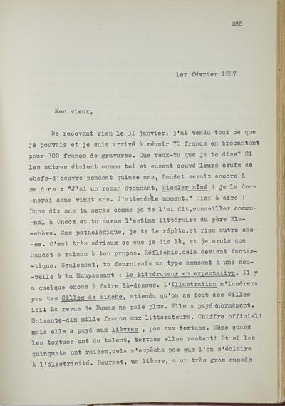 Copie non autographe réalisée par Lefebvre - Kunel de Félicien Rops à Inconnu. s.l., 1887/02/01. Bruxelles, Musées Royaux des Beaux-Arts de Belgique, 8811/t5/p288, 8811/t5/p289 et 8811/t5/p290