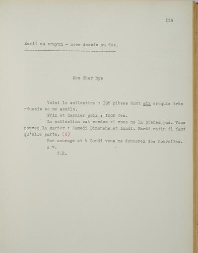 Copie non autographe réalisée par Lefebvre - Kunel de Félicien Rops à [François] Nys. s.l., 0000/00/00. Bruxelles, Musées Royaux des Beaux-Arts de Belgique, 8813/t7/p114
