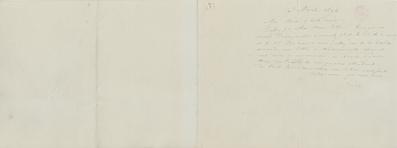 Lettre de Félicien Rops à Inconnue. s.l., 1896/04/03. Bruxelles, Bibliothèque royale de Belgique, III/215/7/3