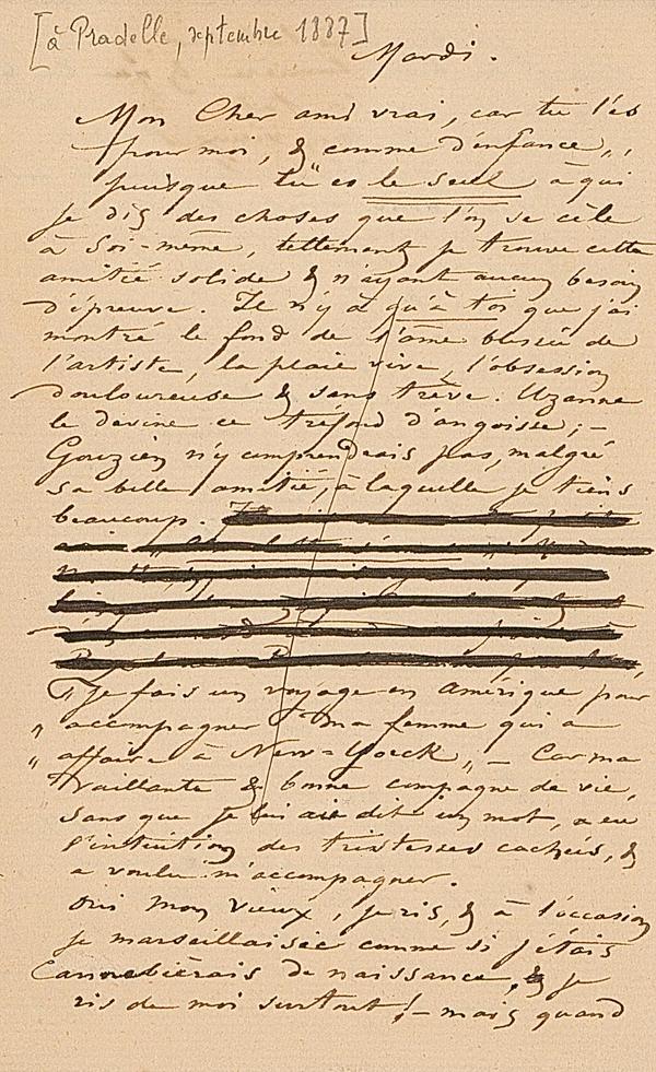 Acquisition de deux lettres de Félicien Rops